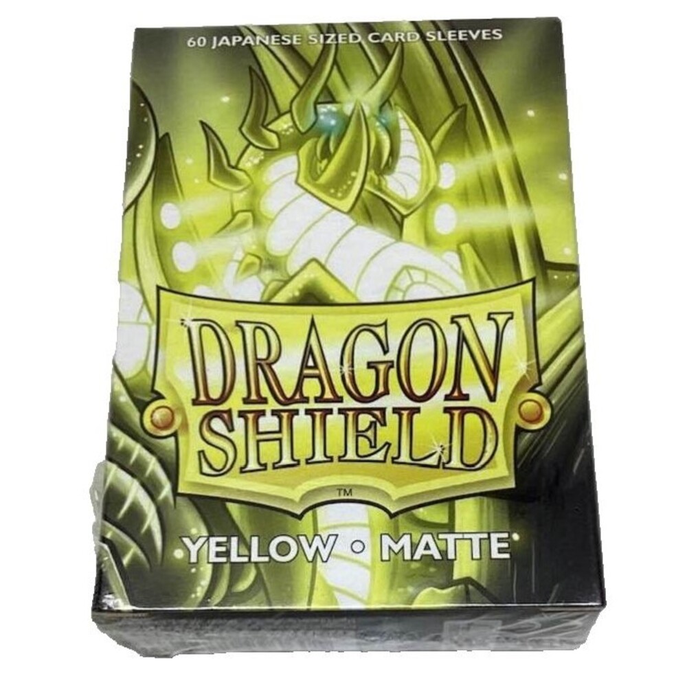 Dragon Shield Japanese Size Yellow 60 Matte Dual Sleeves SheSha Precious NEW